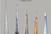 世界最高建筑哈利法塔的混凝土细节