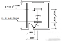 简单的照明配管工程量计算实例