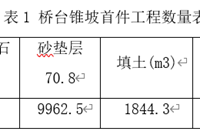 锥坡首件工程施工方案