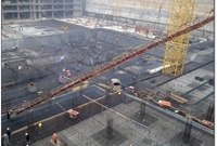 基础底板超长混凝土无缝施工工法代替传统后浇带