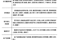 隧道工程工程清单工程量计算，内附图表