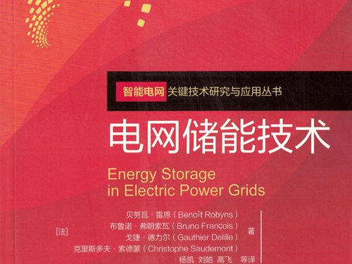 智能电网关键技术研究与应用丛书 电网储能技术 高清可编辑文字版