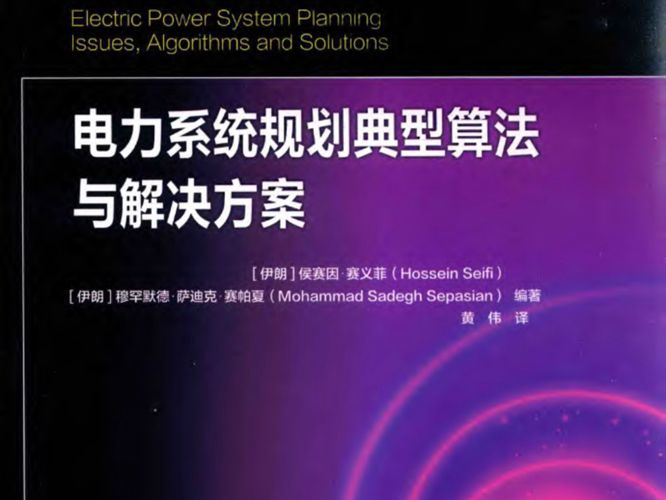 研究生教材 电力系统规划典型算法与解决方案