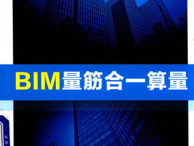 BIM量筋合一算量曹杰 李媛  2019年版
