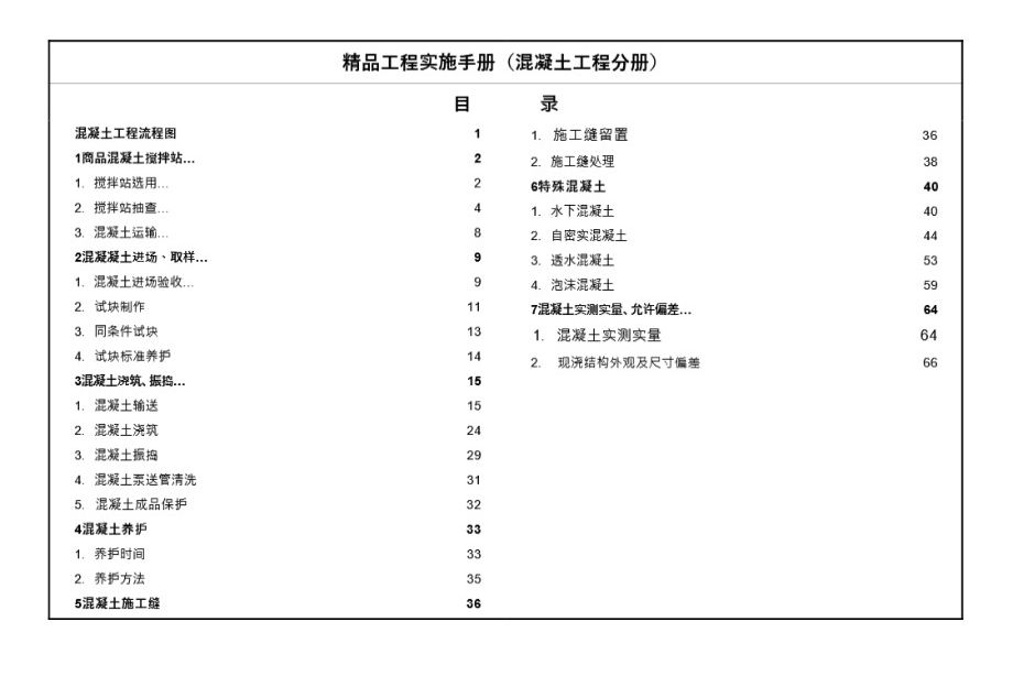 创鲁班奖精品工程实施手册-混凝土工程 培训PPT讲义（68页）