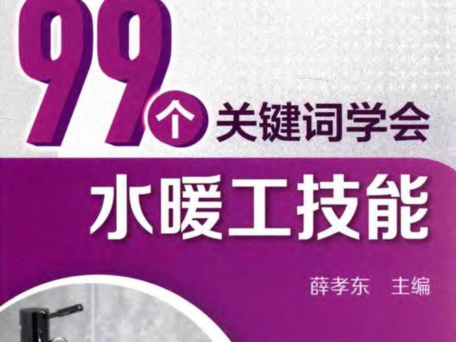 99个关键词学会水暖工技能薛孝东