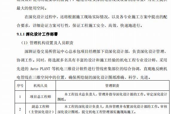 深圳证券交易中心机电安装施工方案(中建三局、99页、含PDF及word版)