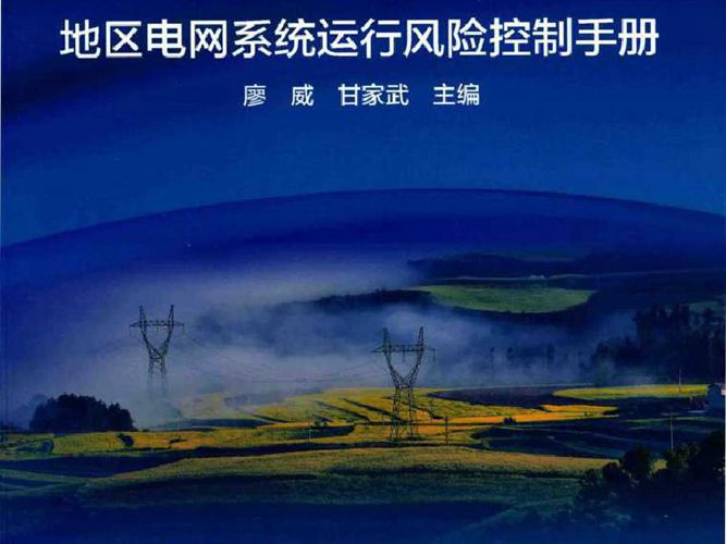 高清 PDF地区电网系统运行风险控制手册 廖威 甘家武  2018年版