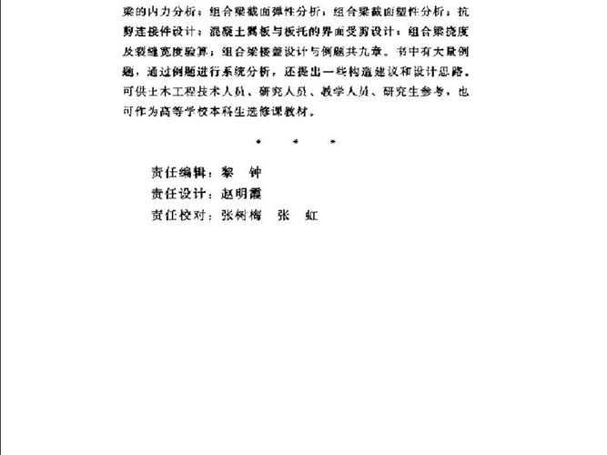 钢-混凝土组合梁设计原理(第二版)