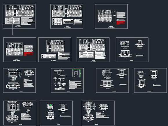 预装式箱式变电站箱变CAD图集