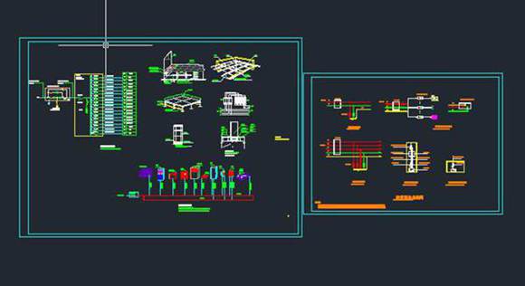 智能化弱电工程防雷接地安装大样图CAD格式