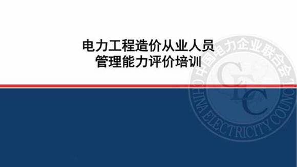 电力工程造价从业人员管理能力评价培训(450页)