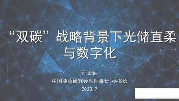 孙正运 双碳战略背景下光储直柔与数字化
