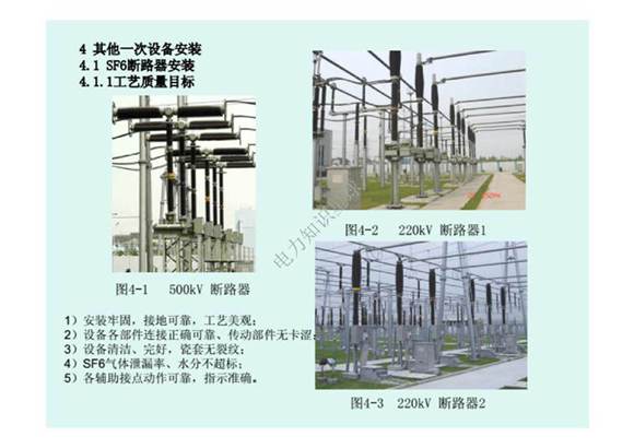输变电工程安装施工工艺之其他一次设备安装