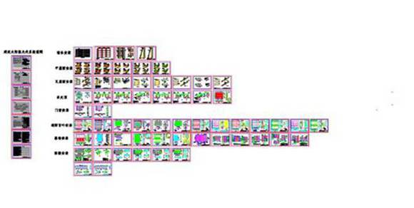 光伏建筑一体化各种模式安装图纸(全套CAD)