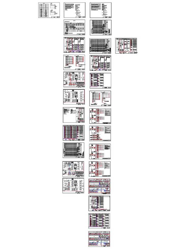 某地下车库充电装置电气设计图