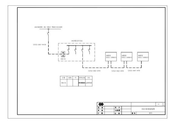 4MW屋顶分布式光伏发电项目接入系统 图纸