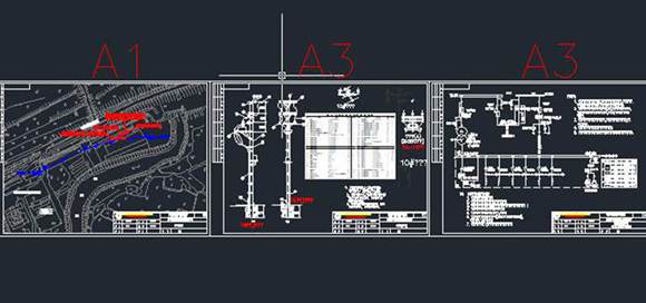 630kVA箱变用电工程设计图纸