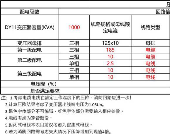 高低压校验计算,阻燃等级确定