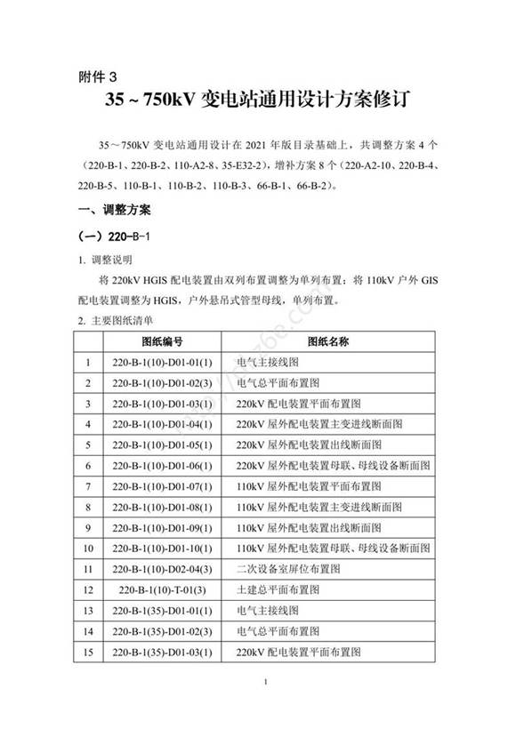 35750kV变电站通用设计方案修订(说明)