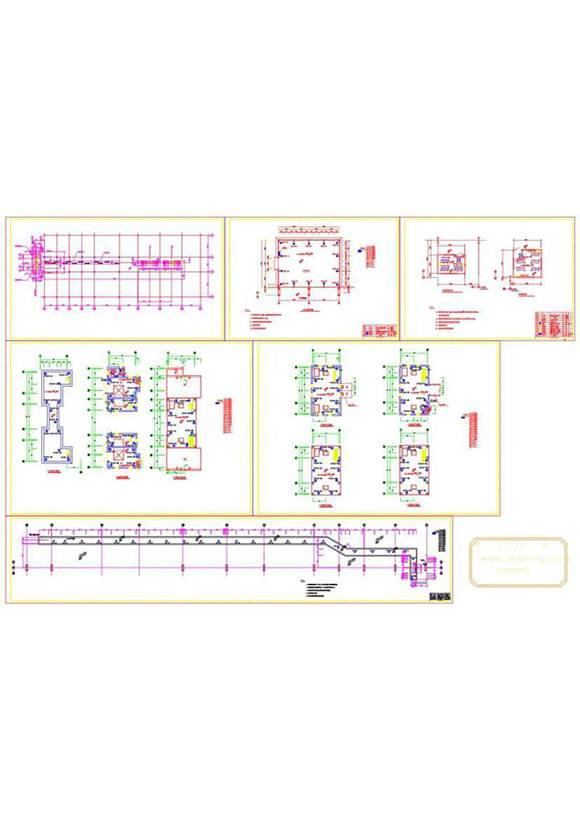 通廊及工艺主段照明平面图