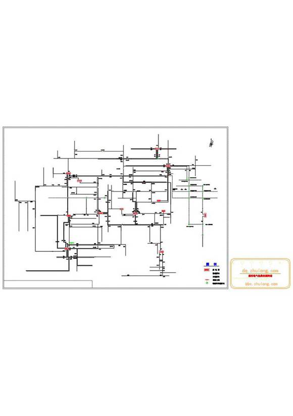 10KV公用配电网一次系统图