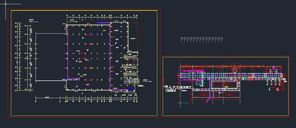 电缆隧道及电缆通廊照明平面图