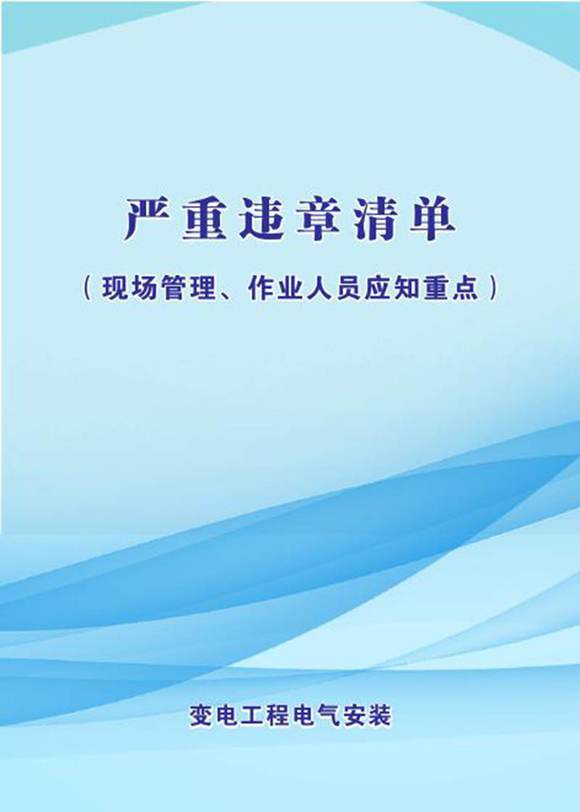 变电工程电气安装