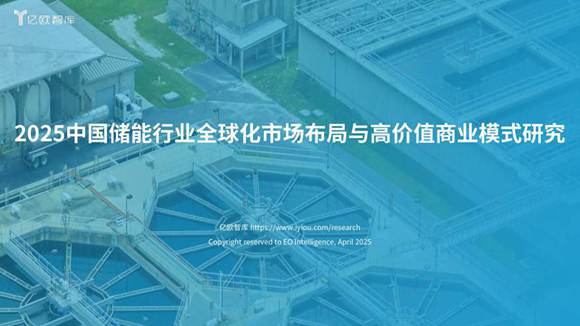 2025中国储能行业全球化市场布局与高价值商业模式研究报告
