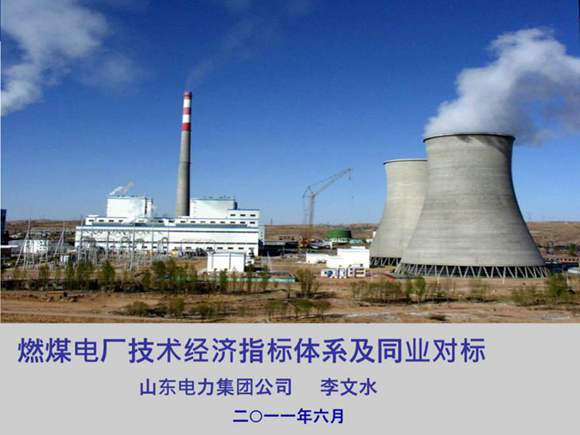 燃煤电厂技术经济指标体系及同业对标