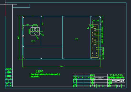 电缆孔示意图双绕组