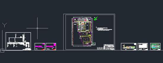 风电场升压站电气部分图纸