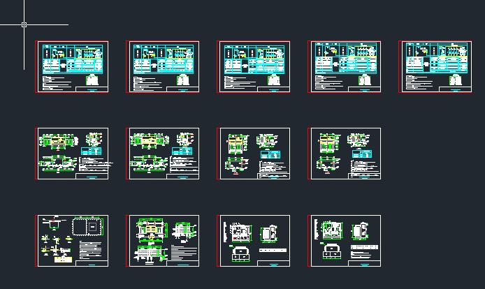 组合式箱式变系统图及布置图