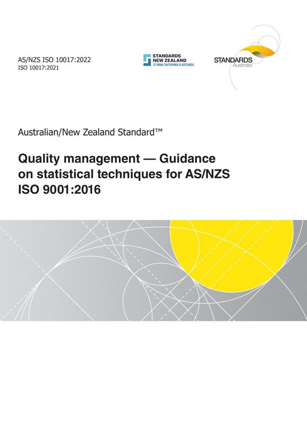 AS NZS ISO 10017-2022 质量管理-AS NZS ISO 9001-2016统计技术指南