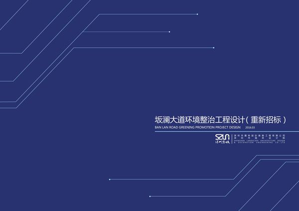 坂澜大道环境整治工程设计(重新招标)95页