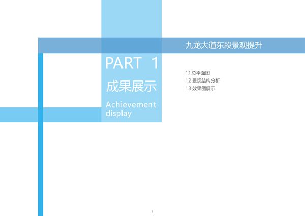 九龙大道东段景观提升方案文本