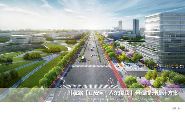 双流川藏路市政绿带提升设计方案文本