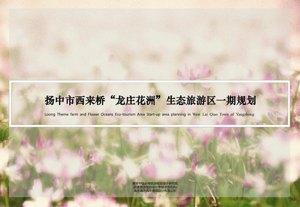 扬中市龙庄花洲旅游区详细规划(南京中陆必得)