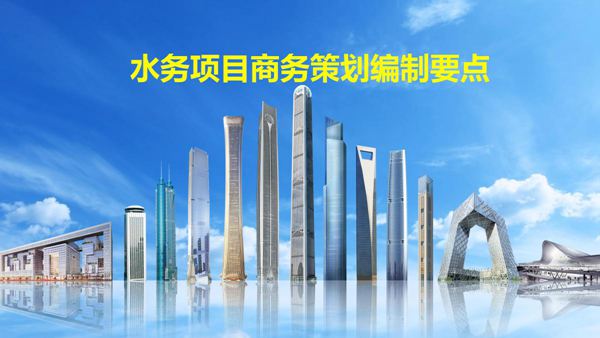中建三局水务项目商务策划编制要点134页