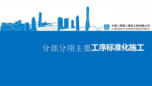 11大分部分项主要工序标准化施工