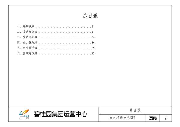 让业主一眼心动碧桂园项目交付观感技术指引图册(精装 毛坯 公区 外立面 园建)，88页