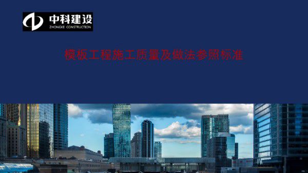 一步一图模板工程施工质量管控及关键节点做法参照标准