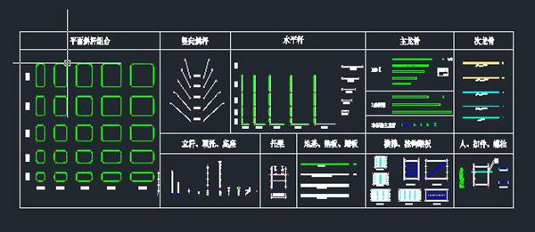 2025年盘扣脚手架系列全套标准CAD图块