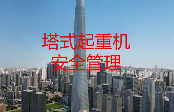 关于塔吊不得不说的事建筑工地塔式起重机(塔吊)安全管理培训