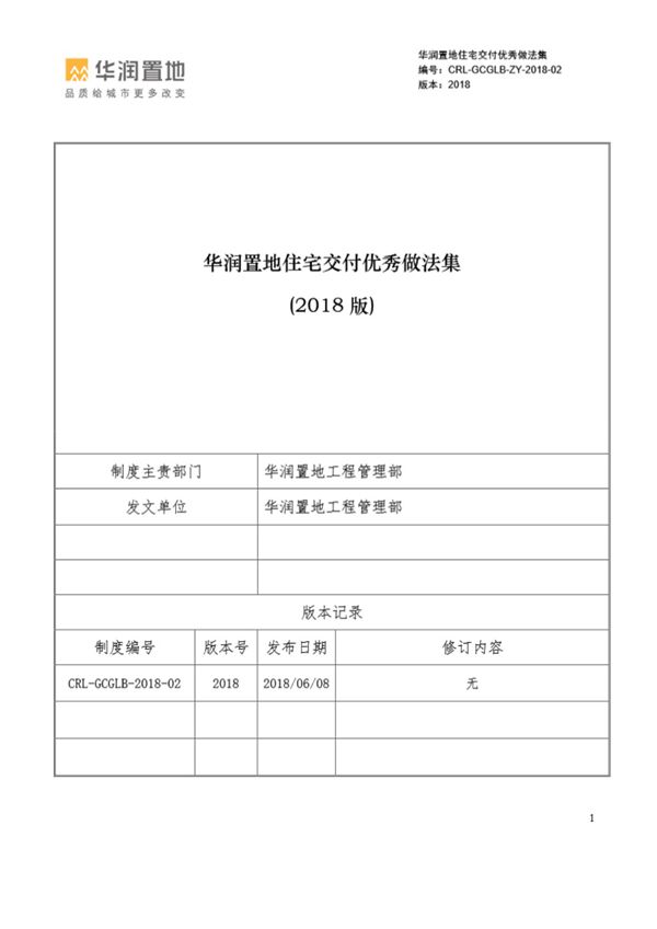 头部房企住宅交付优秀做法图片集