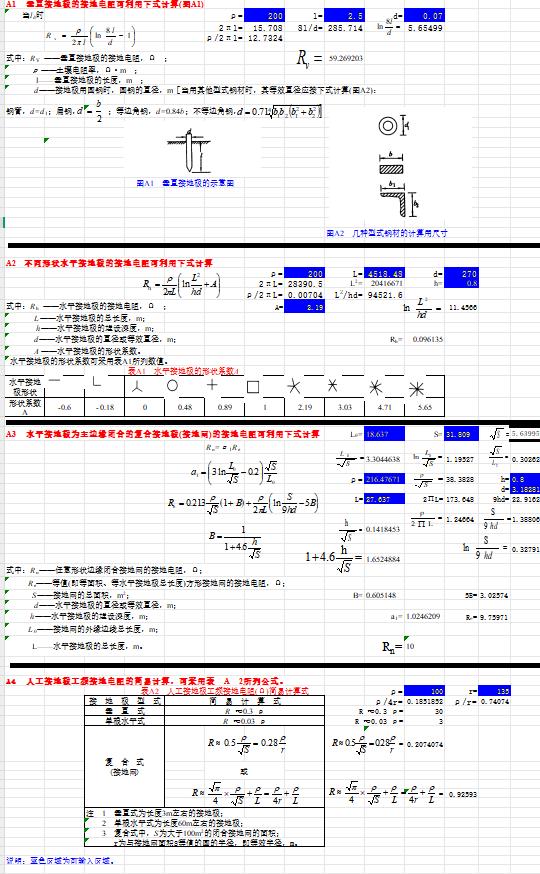 避雷针 线保护范围计算表